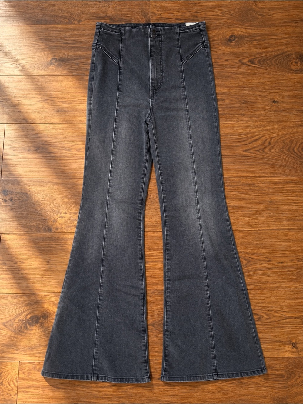 We The Free Black Libre Wide Leg Jeans Sz 24S NWT